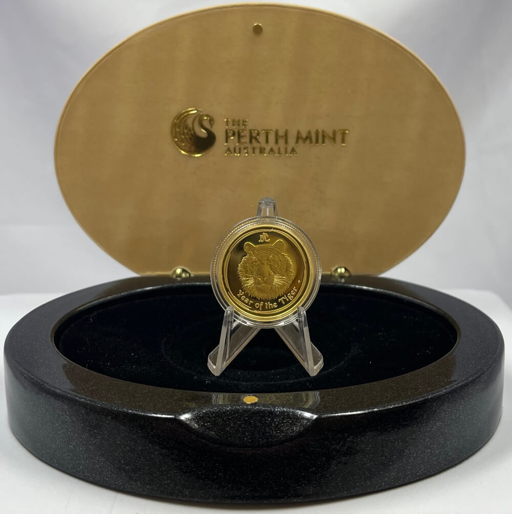 2010 Gold Proof 1/4oz Lunar Tiger Proof product image