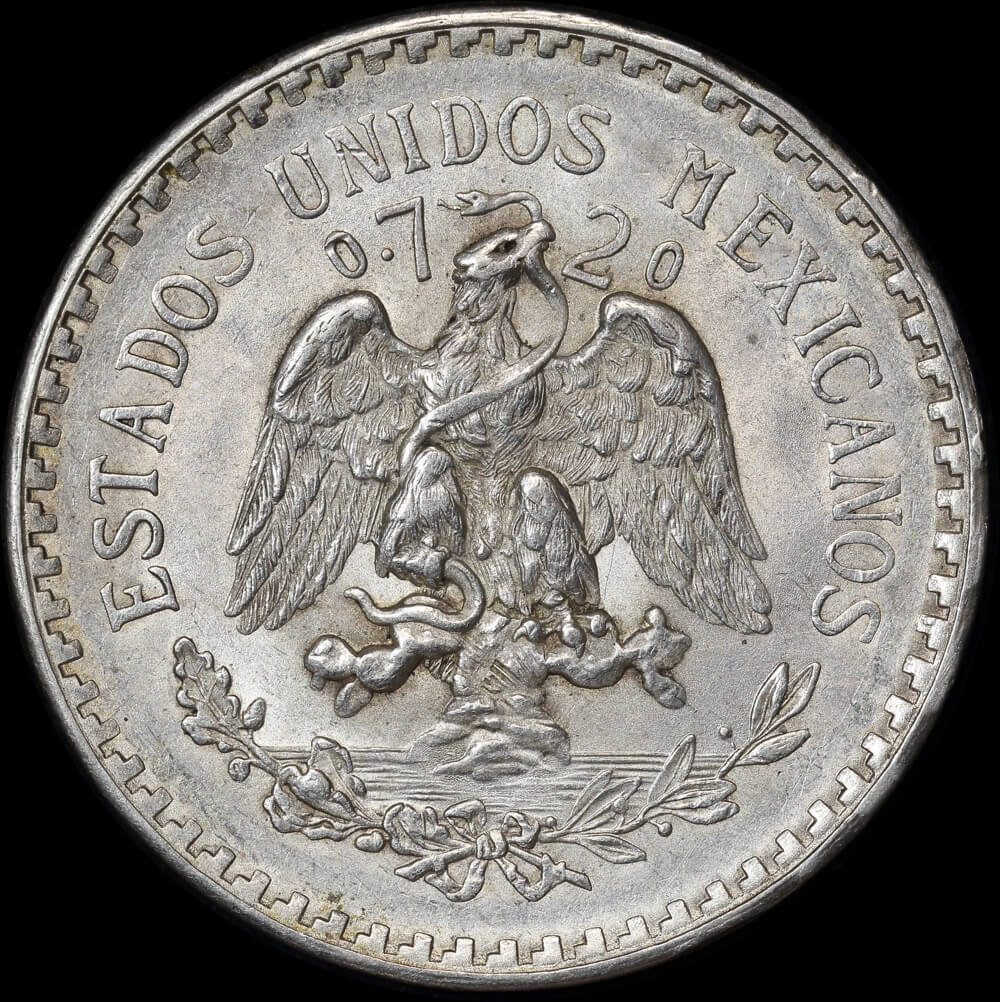 Mexico 1943 Silver Peso KM# 455 about Unc product image