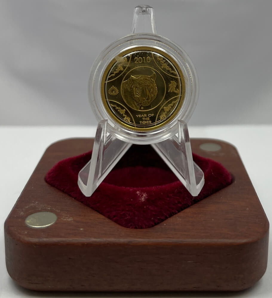 2010 Ten Dollar Gold Proof Coin Lunar Tiger