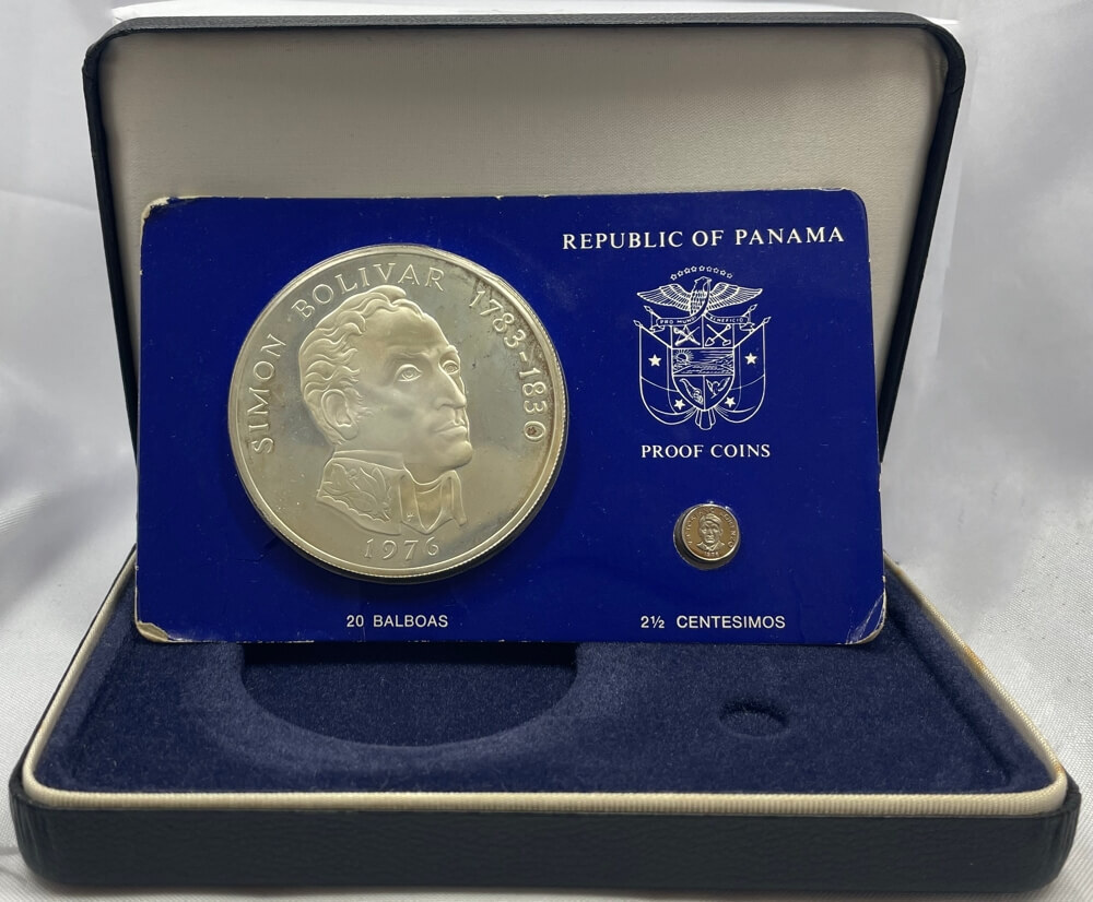 Panama 1976 Silver Proof Coin Set KM# PS17 product image