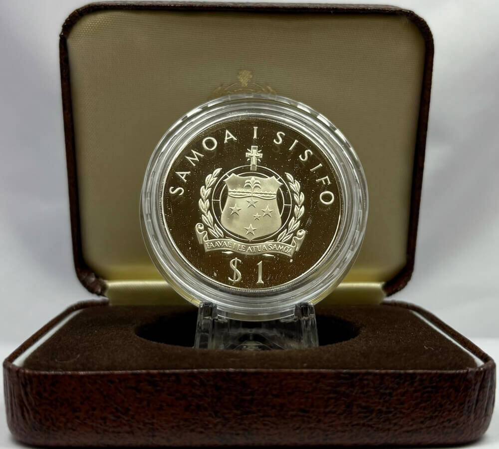 Western Samoa 1978 Silver 1 Tala Proof Coin Commonwealth Games product image