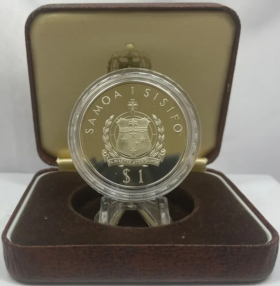 Western Samoa 1978 Silver 1 Tala Proof Coin Commonwealth Games product image