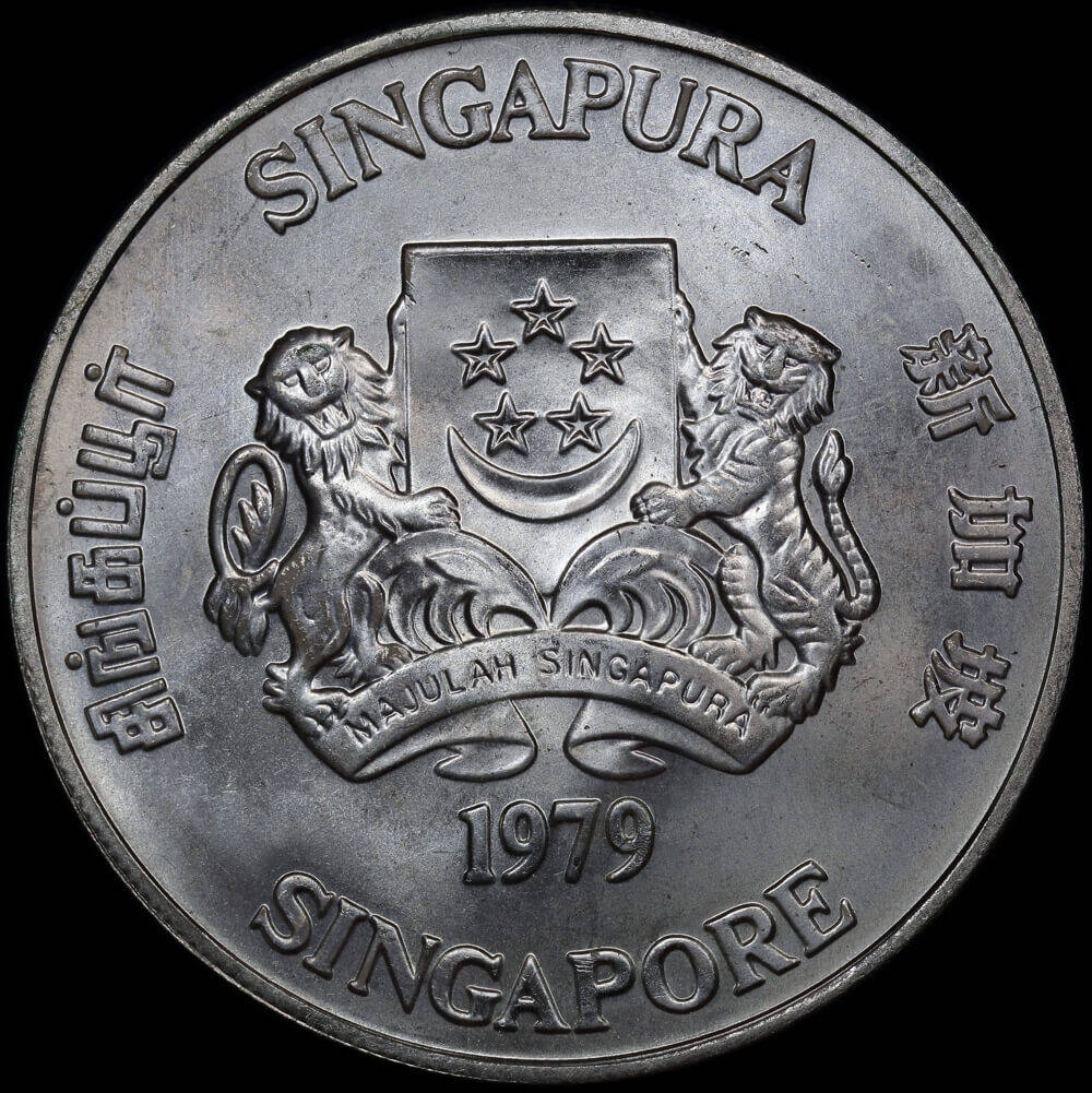 Singapore 1979 Silver $10 Coin Uncirculated product image