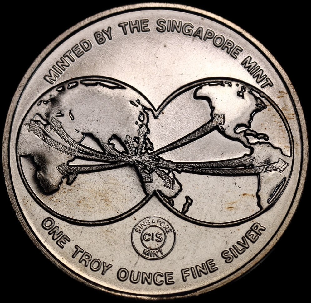 Singapore Silver 1oz Medallion - Merlion product image