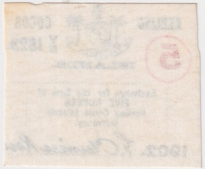 Keeling-Cocos Islands 1902 5 Rupees P#S128 Very Fine product image