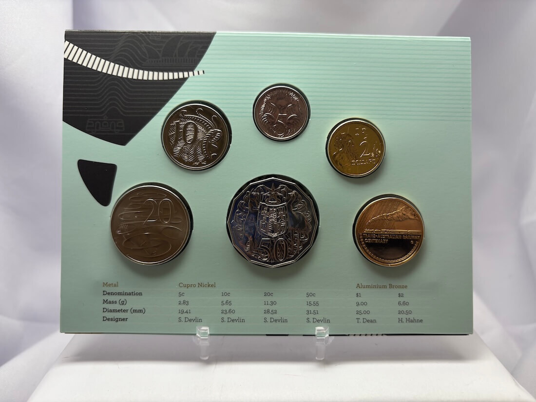 2017 Mint Coin Set Centenary of Trans-Australian Railway Legends Edition