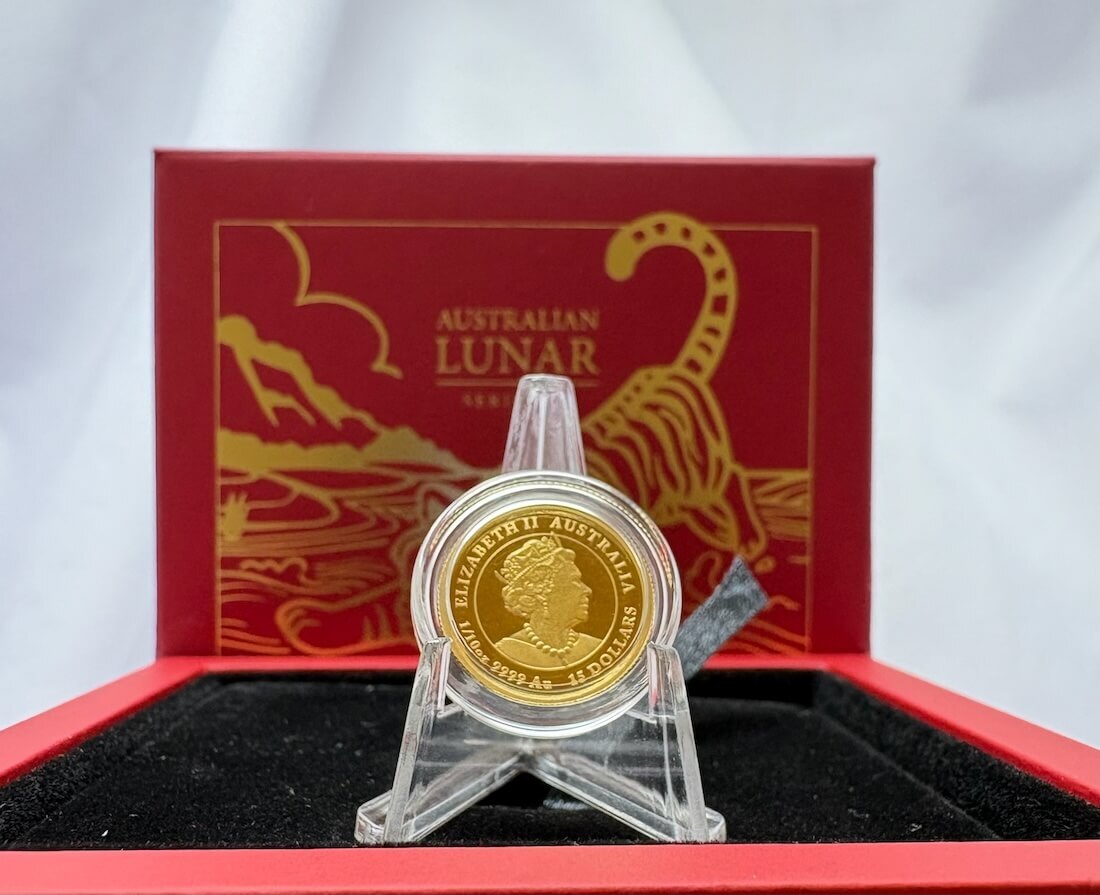2022 Gold 1/10oz Proof Coin Lunar Tiger product image