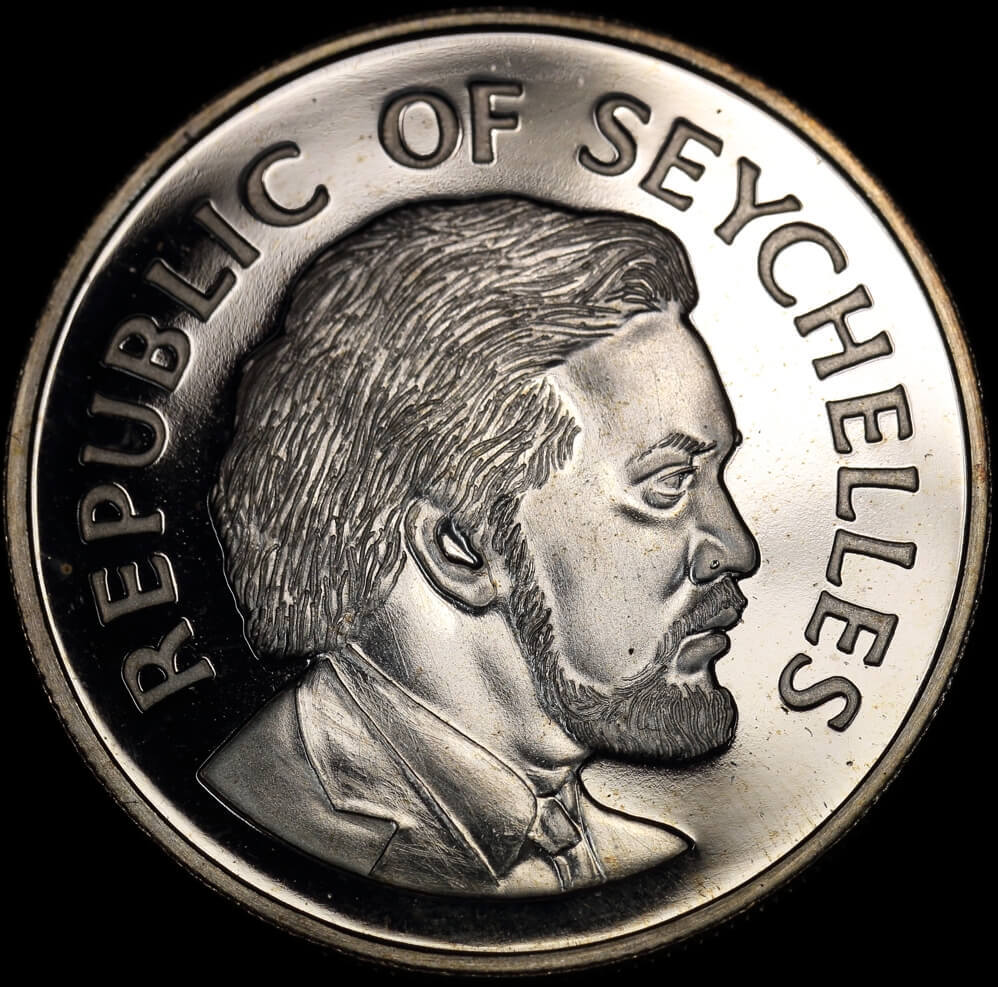 Seychelles 1977 Silver 25 Rupees KM#38 Uncirculated Silver Jubilee product image