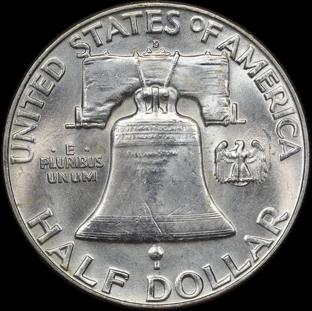 United States 1963 Silver Franklin Half Dollar Uncirculated product image