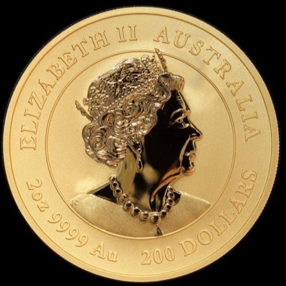 2020 Gold Lunar Two Ounce Specimen Coin Series II Mouse product image