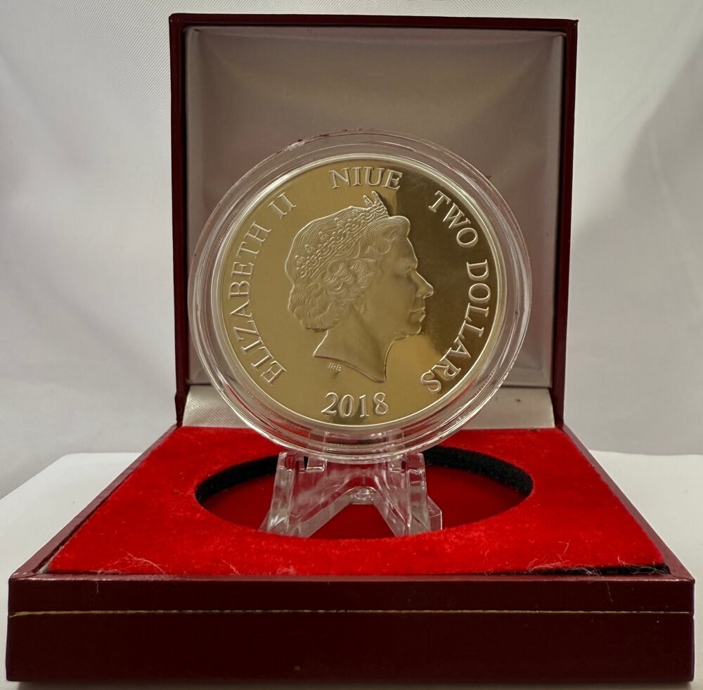 Niue 2018 Silver $2 Proof Coin Flanders Remembrance Poppy product image