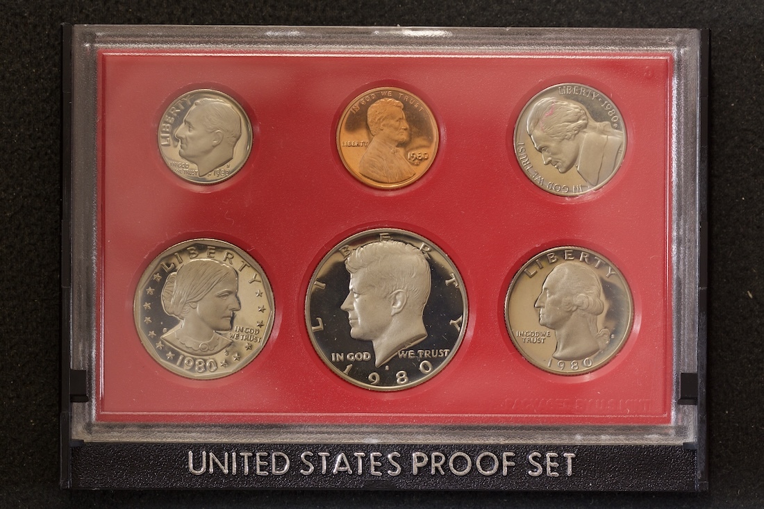 United States 1980 Proof Coin Set  product image