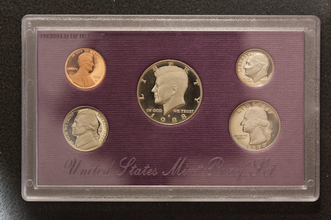 United States 1988 Proof Coin Set product image