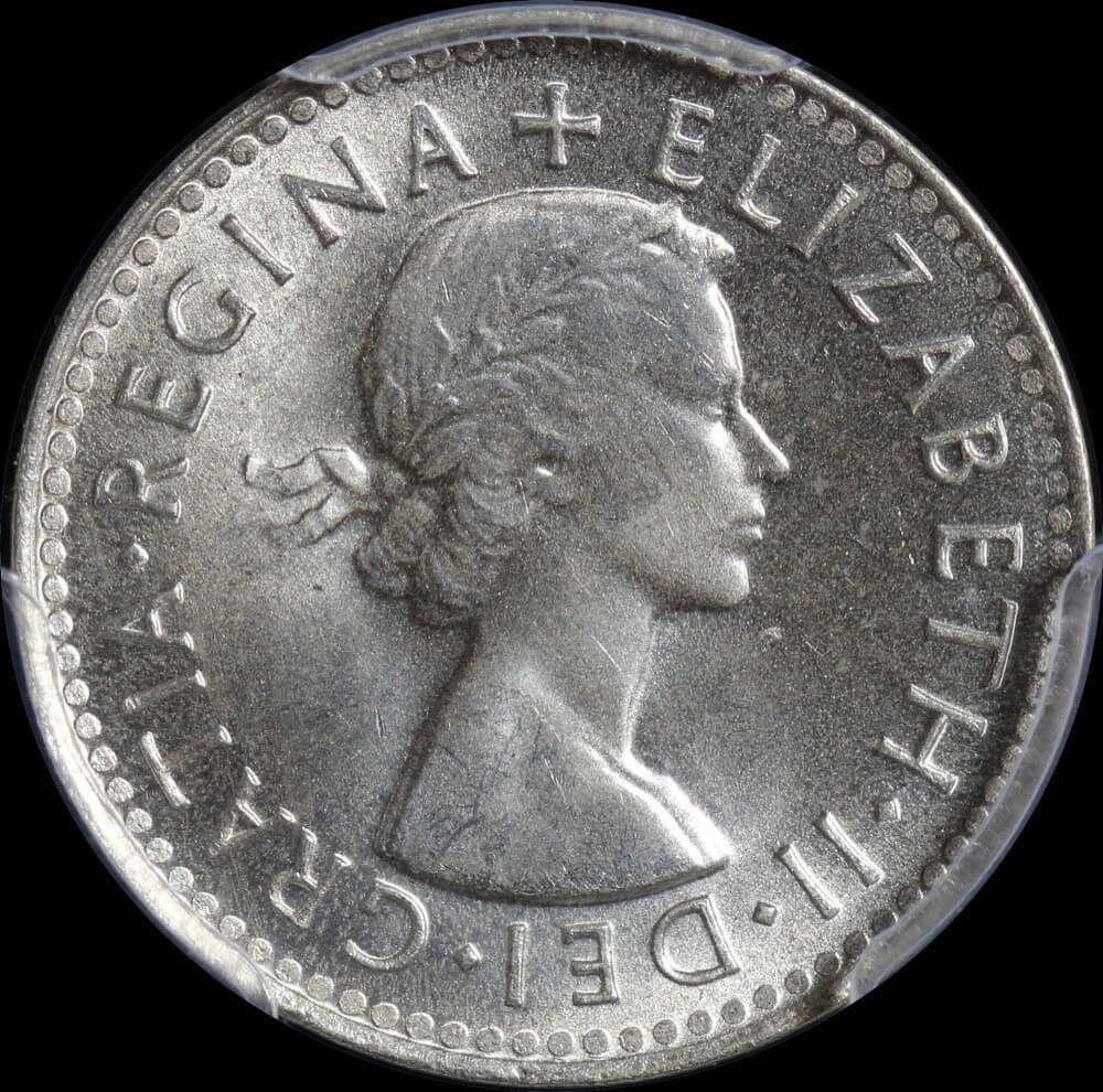 1954 Threepence Gem Unc (PCGS MS66) product image