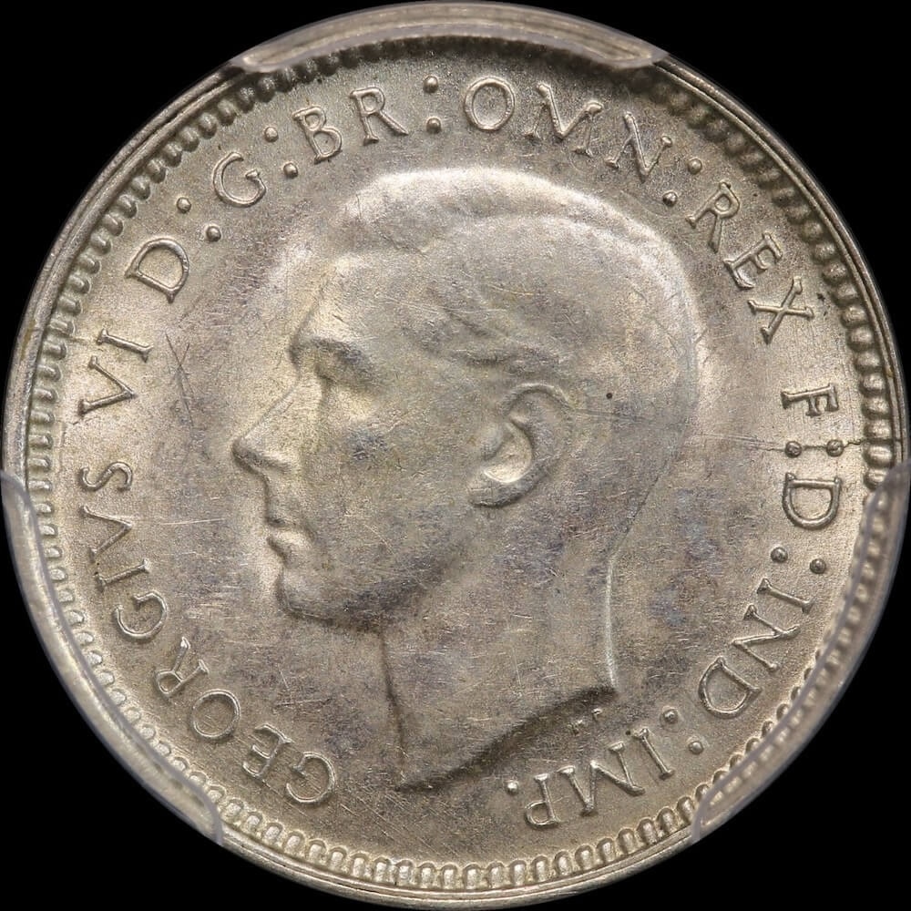 1947 Threepence Uncirculated (PCGS MS62)