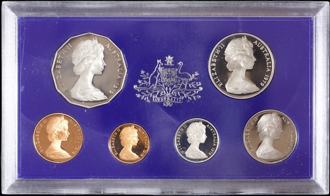 Australia 1979 Proof Coin Set Damaged Packaging