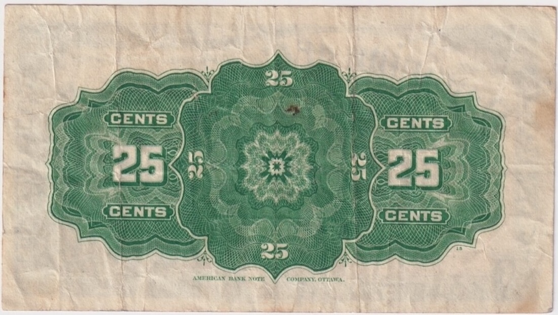 Canada 1900 25 Cents P# 9b Good VF product image