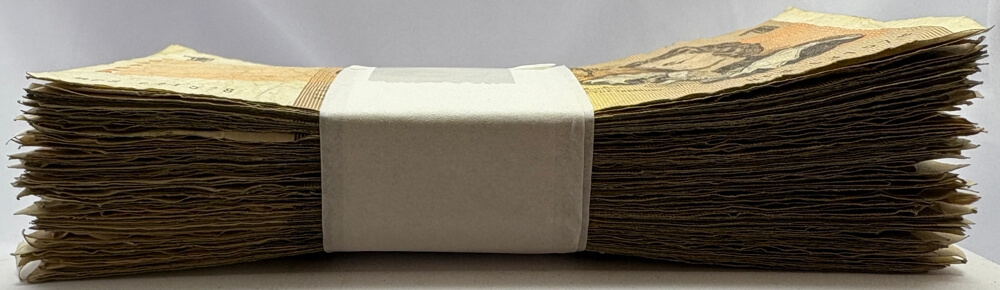 Bundle of 100 Australian Paper $1 Notes Circulated Condition