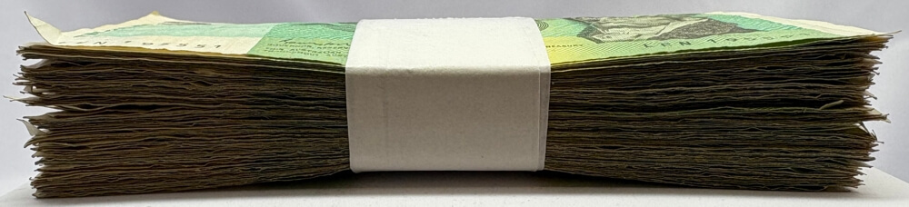 Bundle of 100 Circulated Australian Paper $2 Notes