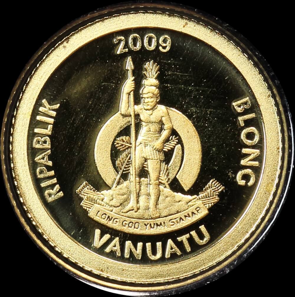 Vanuatu 2009 Gold Half Gram Coin Pantheon in Rome product image