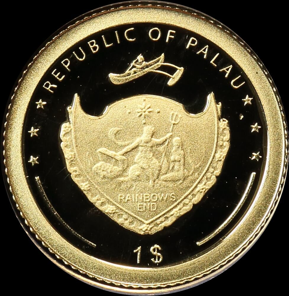 Palau 2008 Gold Half Gram Coin - Sitting Bull product image