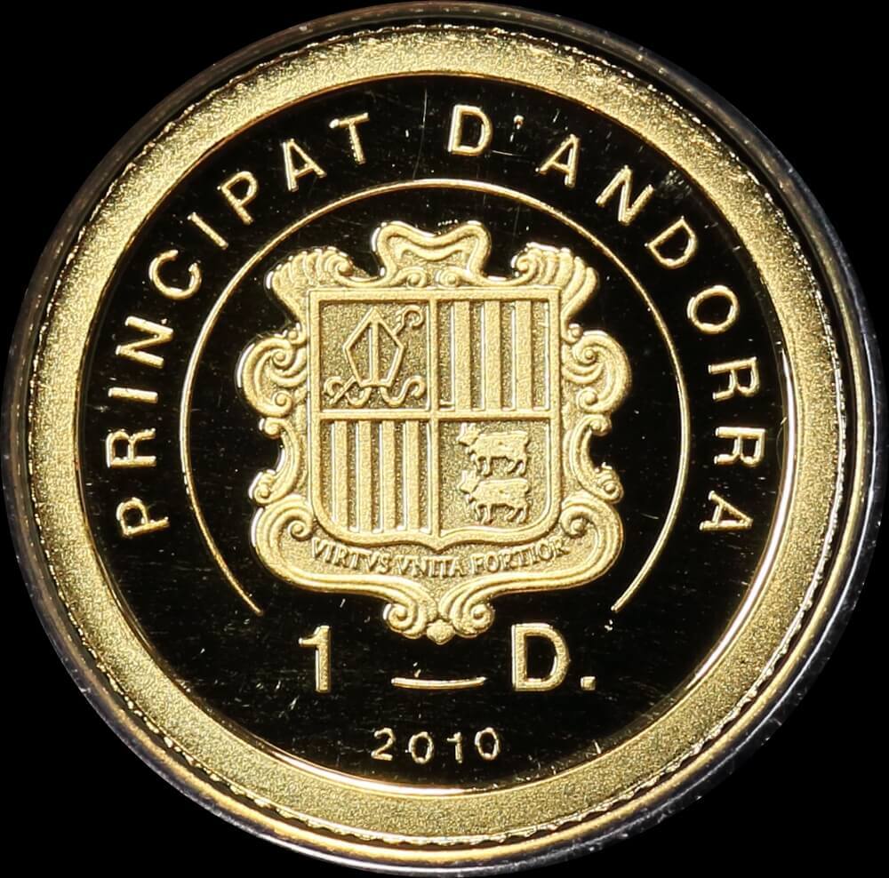 Andorra 2010 Gold Half Gram Coin - Tennis product image