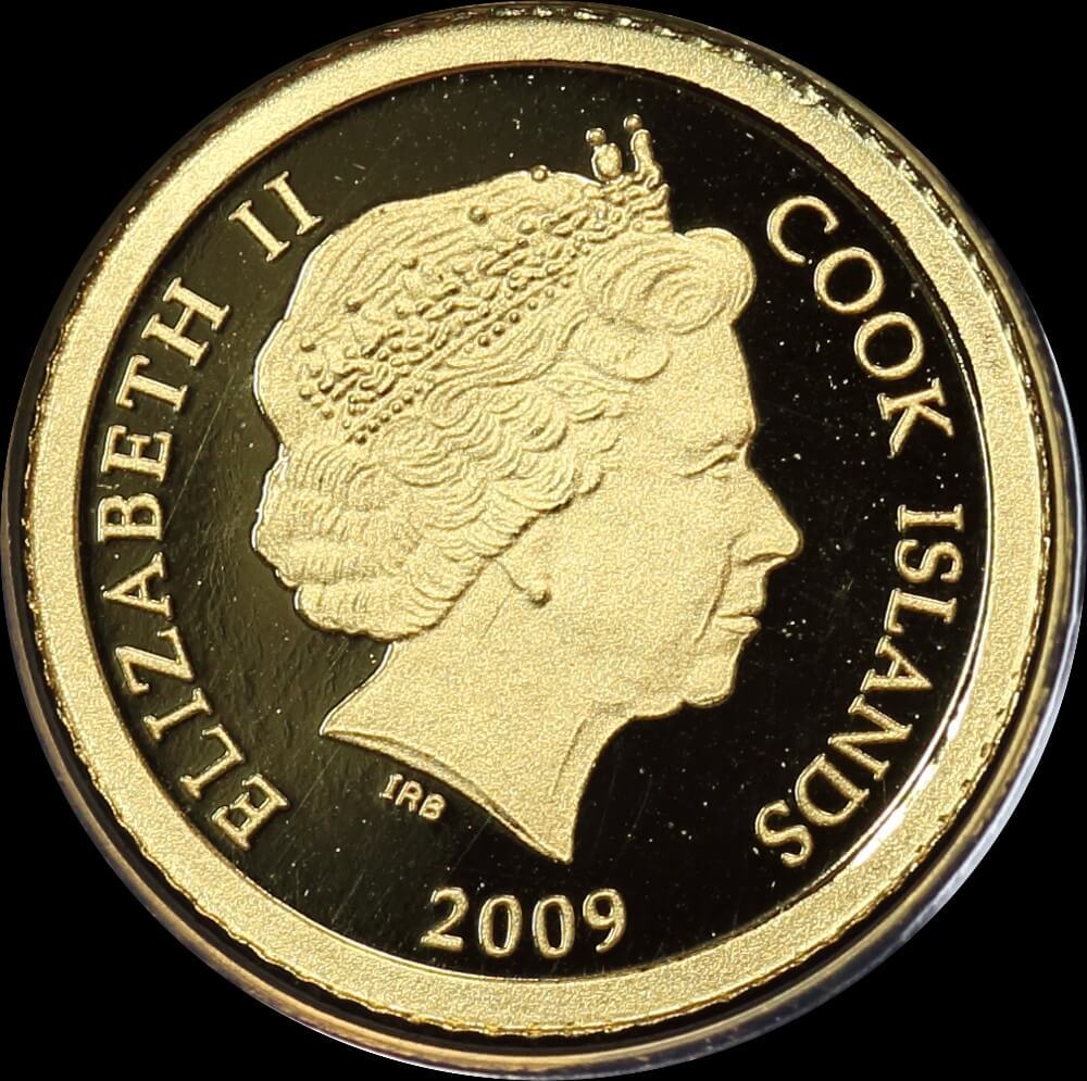 Cook Islands 2009 Gold Half Gram Coin - Artemis product image