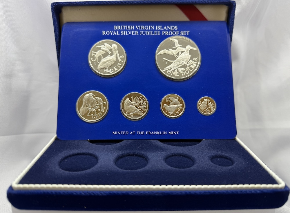 British Virgin Islands 1977 Silver Proof Coin Set  product image