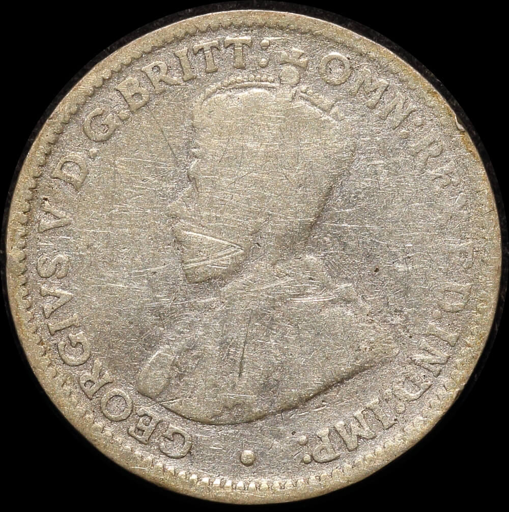 1922/21 Overdate Threepence Good