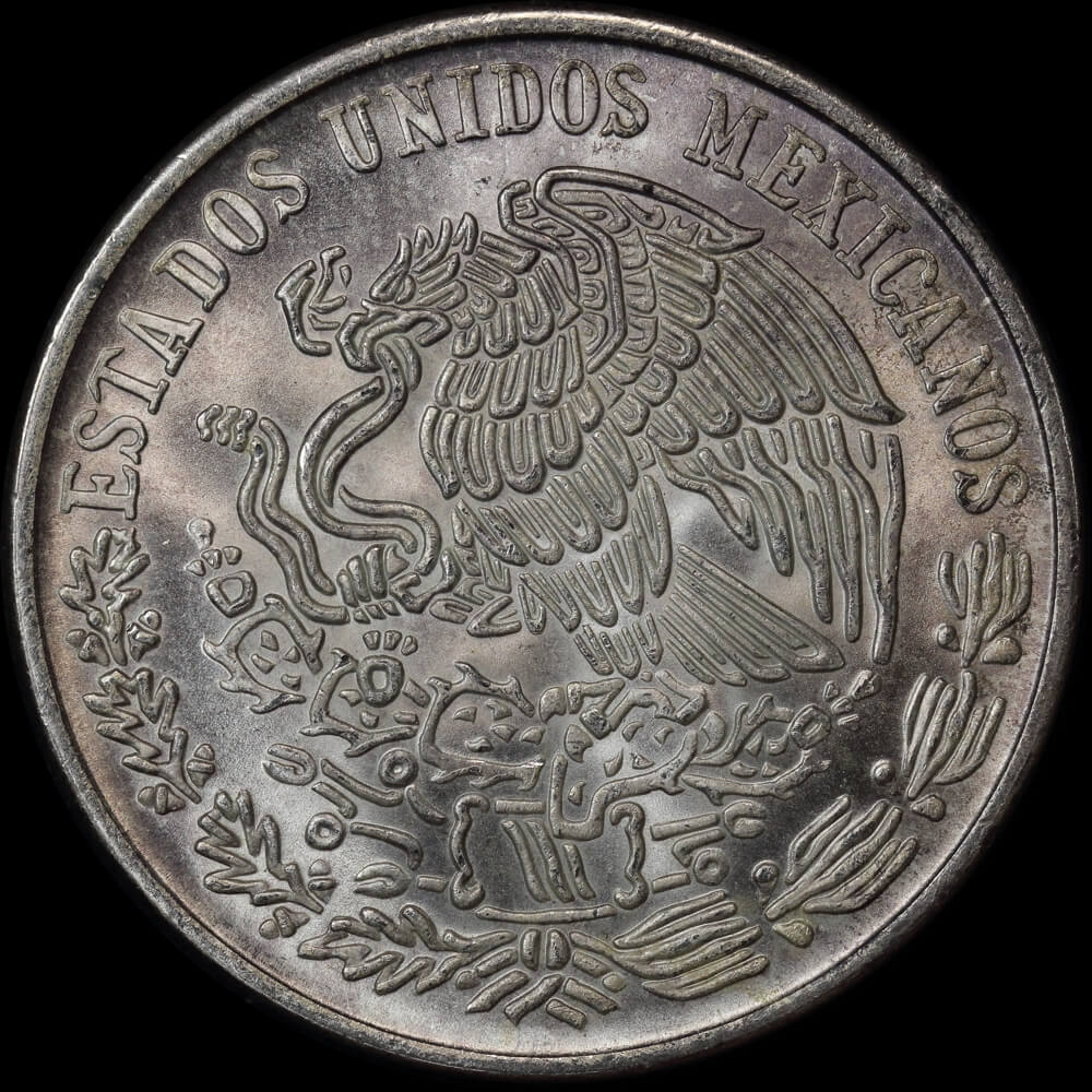Mexico 1977 Silver 100 Pesos KM#483 Uncirculated product image