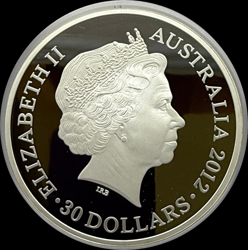 2012 Silver Prestige Lunar 1kg Proof Coin Dragon product image