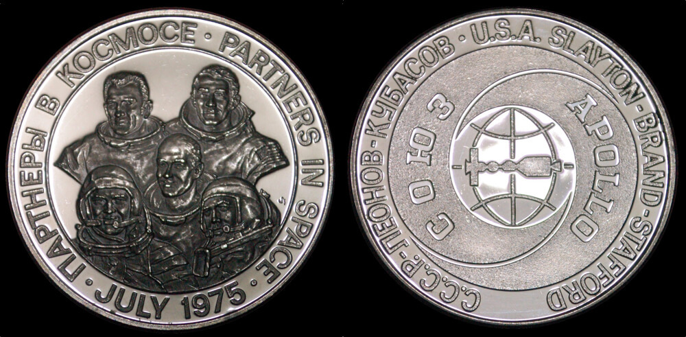 1975 Silver Medal - The Partners in Space Commemorative
