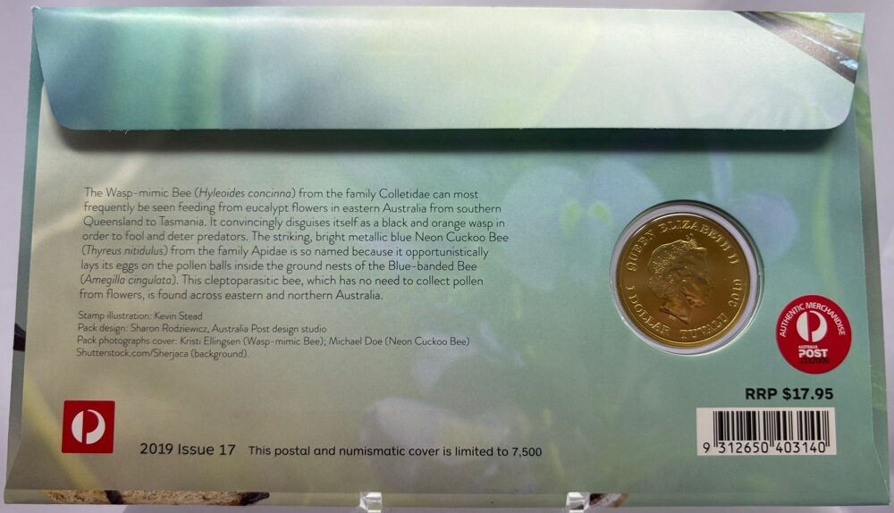 2019 $1 PNC - Native Bees product image