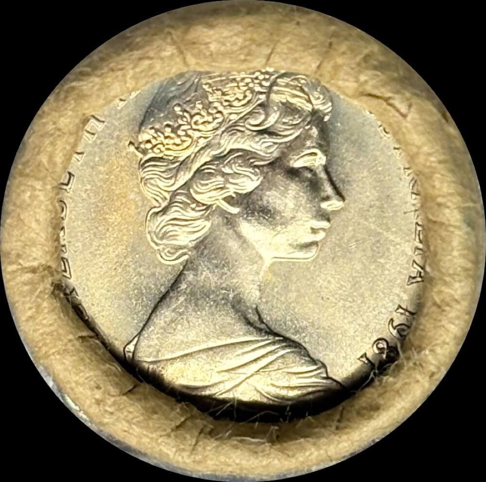 1981 5 Cent Coin Mint Roll Heads/Tails