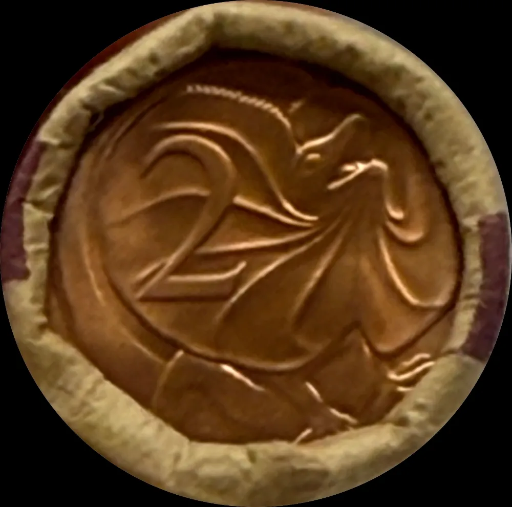 1982 Two Cent RAM Mint Roll Heads/Tails