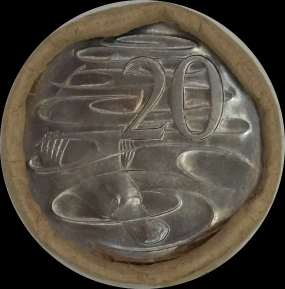 1982 20 Cent Coin RAM Roll Heads/Tails