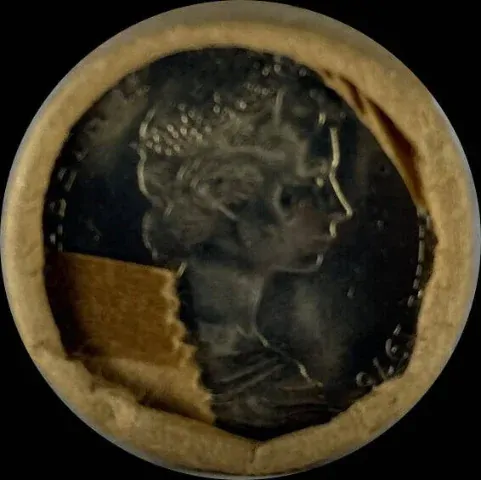 1976 20 Cent Coin Mint Roll Heads/Heads