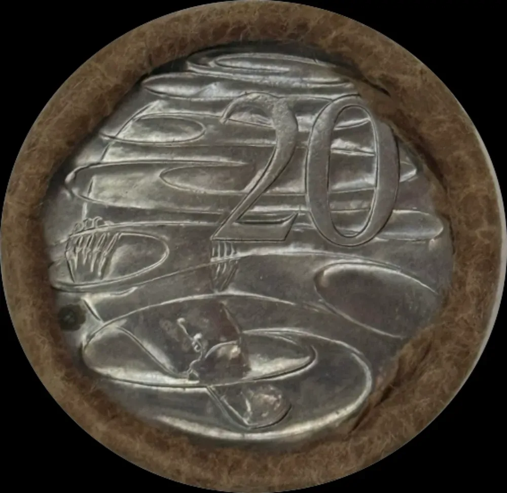 1977 20 Cent Coin Mint Roll Heads/Tails