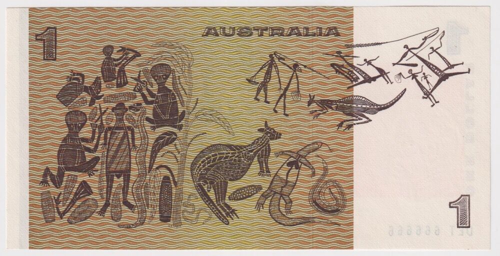 1979 $1 Note Knight/Stone R77 Uncirculated Solid Serial Number product image