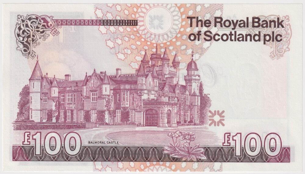 Royal Bank of Scotland 2007 100 Pounds Pick #350d Uncirculated product image