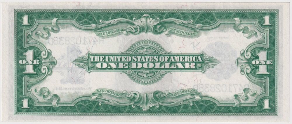 USA 1923 1 Dollar "Horse Blanket" P#342 Uncirculated product image