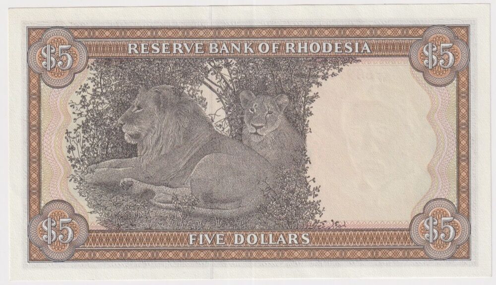 Rhodesia 1978 5 dollars P#32 Uncirculated product image