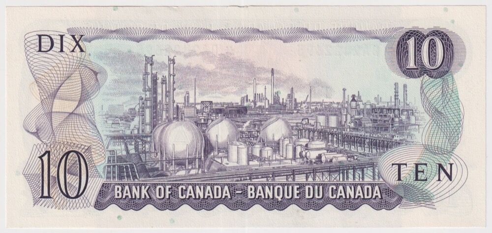 Canada 1971 10 Dollar Star Replacement Note P# 88a Beattie/Rasminsky Uncirculated product image