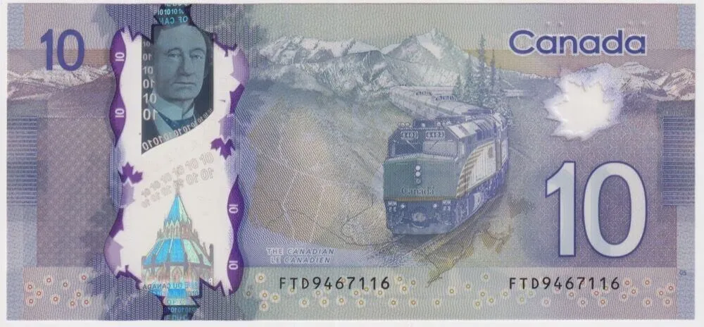 Canada 2013 10 Dollars Macklem/Carney P#107c Uncirculated