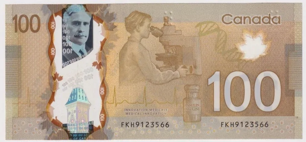 Canada 2011 100 Dollars Macklem/Carney P#110a Uncirculated