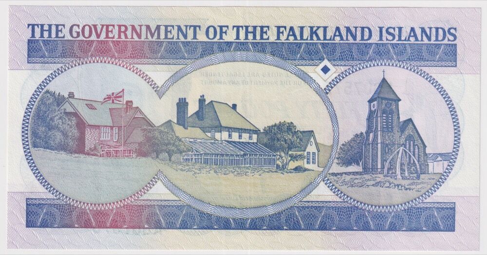 Falkland Islands 1990 50 Pounds P# 16 Uncirculated product image