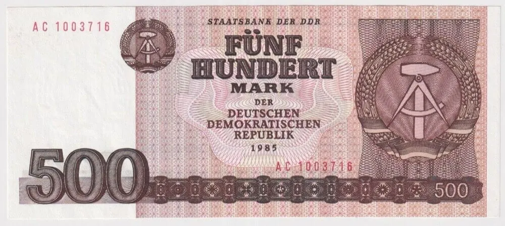 Germany 1985 500 Mark Unissued Banknote Pick#33 Uncirculated product image