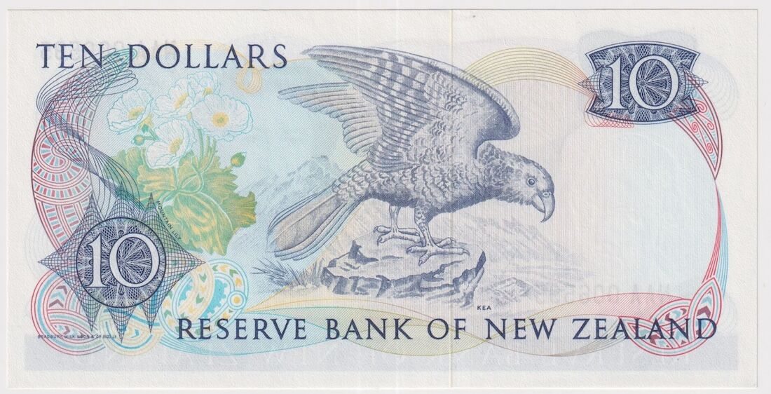 New Zealand 1981 $10 Note NAA First Prefix P#172a Uncirculated product image