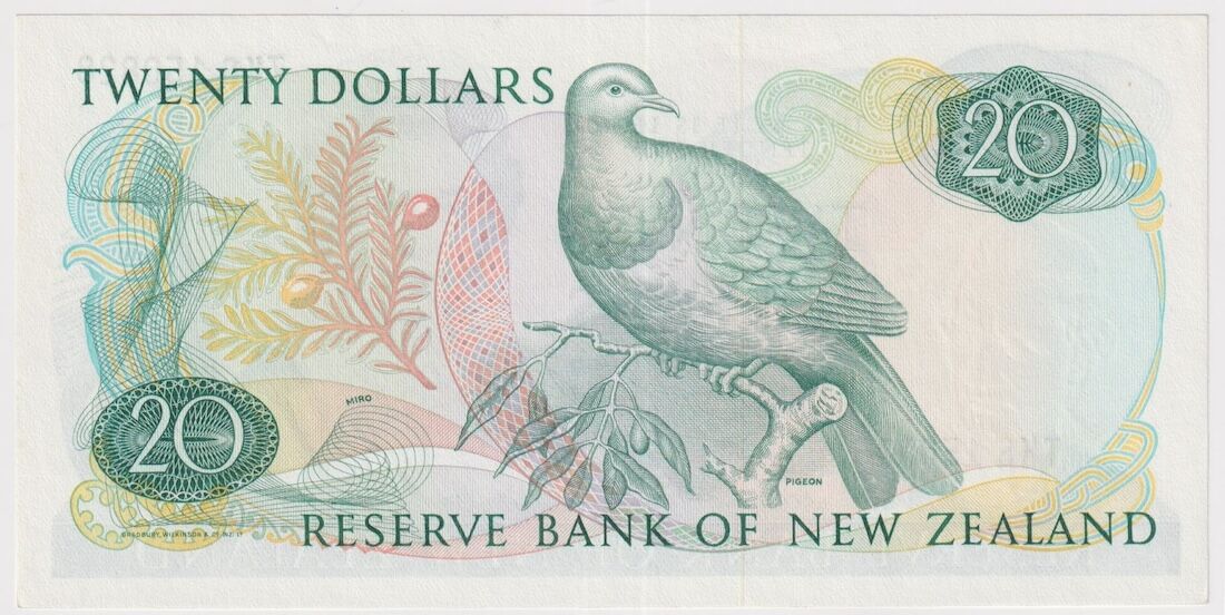 New Zealand 1989 $20 Note P#173c Uncirculated product image