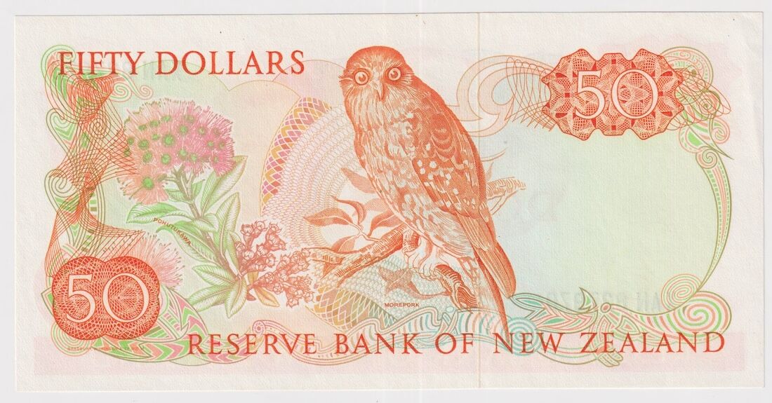 New Zealand 1983 $50 Note P#174a Uncirculated product image